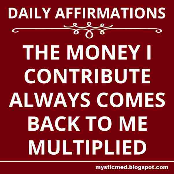 wealth and success affirmations