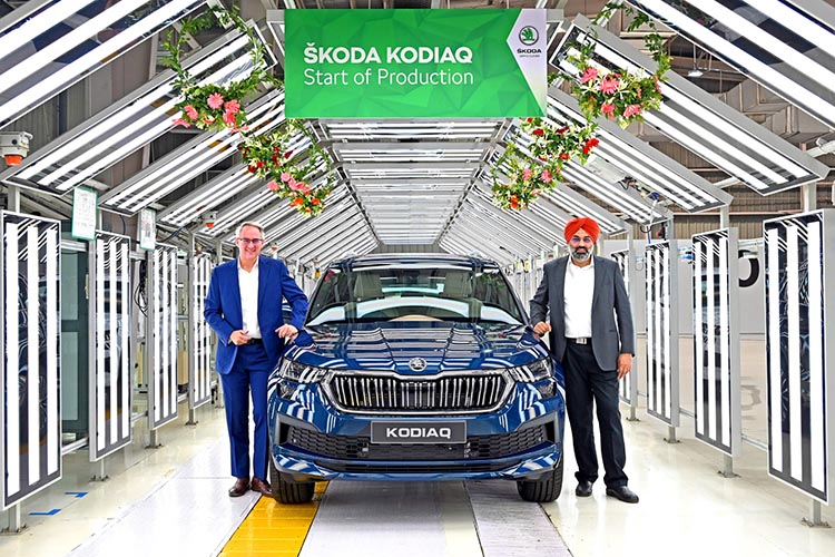 Zac Hollis, Brand Director, ŠKODA AUTO India and Gurpratap Boparai, Managing Director ŠKODA AUTO Volkswagen India Private Limited.
