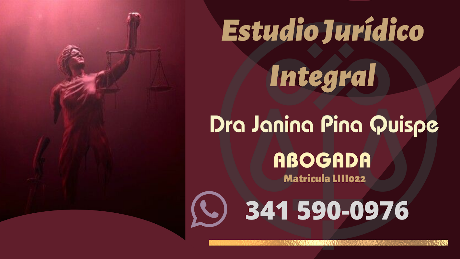 Estudio Jurídico Integral Dra.Janina Pina y asociados.