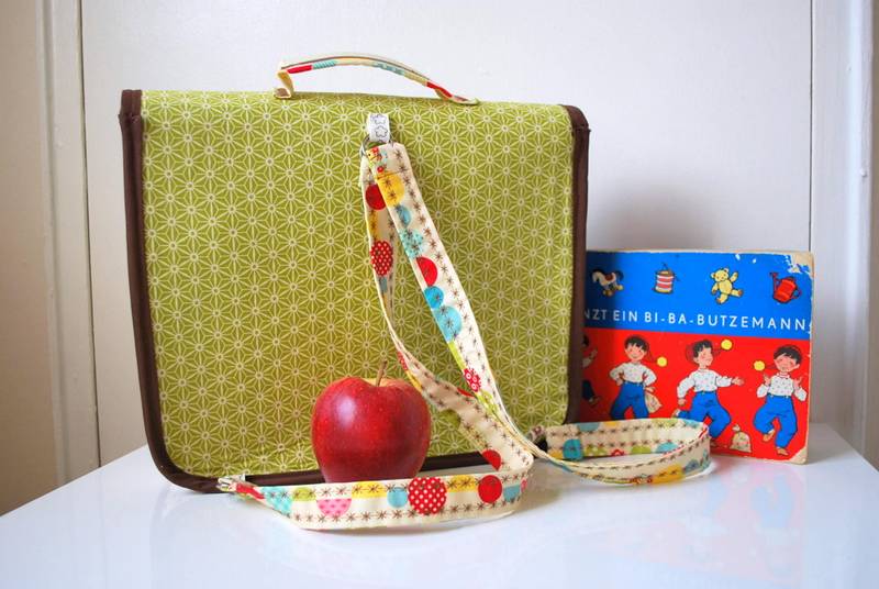 Vintage Boxy School Bag Pattern + Tutorial