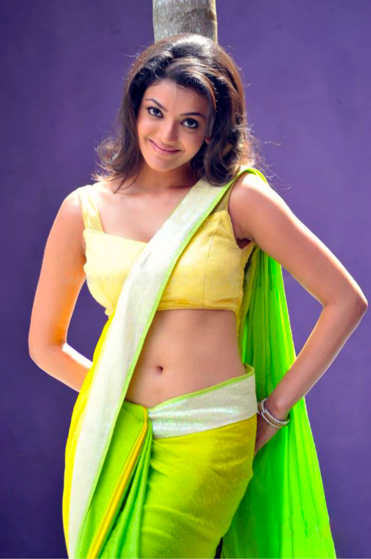 Kajal Aggarwal Hot In Half Saree Photo shoot For The Movie Businessman HQ Navel Queens