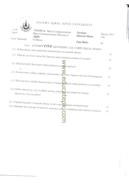 aiou-past-papers-msc-mass-communication-5635