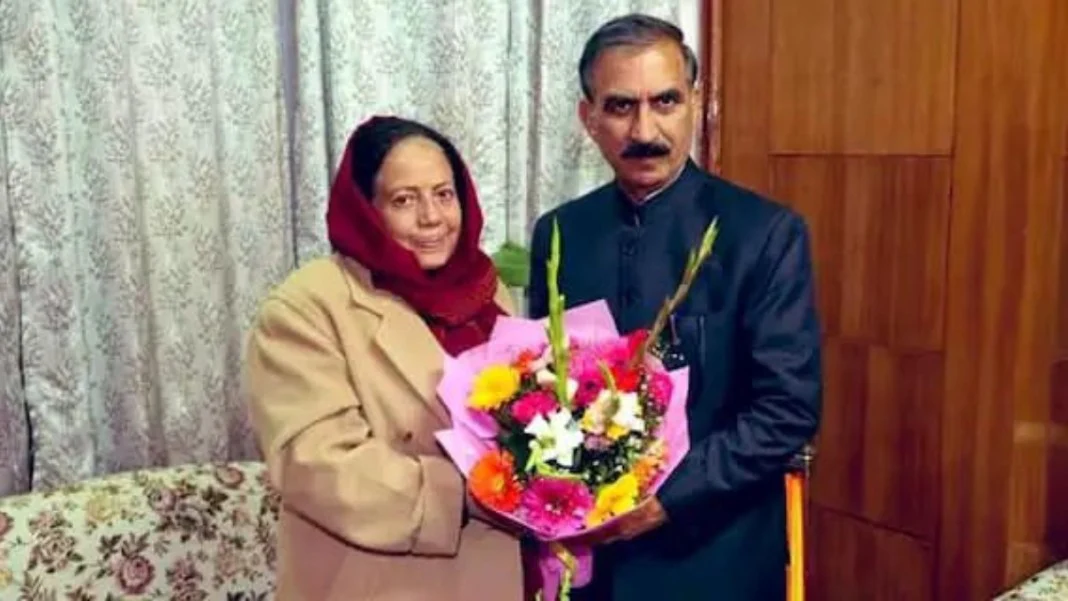 Sukhvinder Singh Sukhu and pratibha Singh