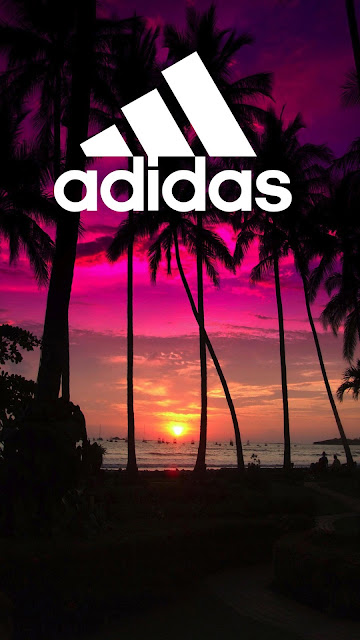 Adidas Tropical Sunset wallpaper for phone