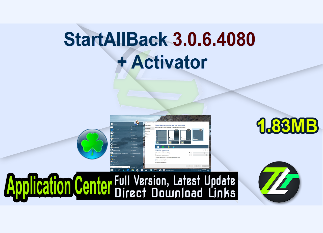 StartAllBack 3.0.6.4080 + Activator