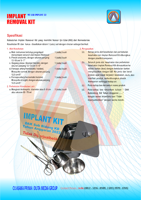 iud kit, alat implant kit, implant kit terdiri dari, implant set dan fungsinya, implant kit adalah, harga iud kit, trokar implant,IMPLANT REMOVAL KIT DAK BKKBN 2022,IMPLANT REMOVAL KIT,DAK BKKBN 2022