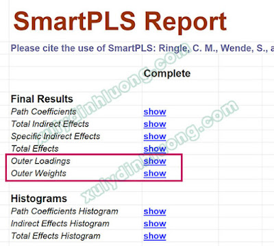 xử lý biến bậc hai trong SMARTPLS