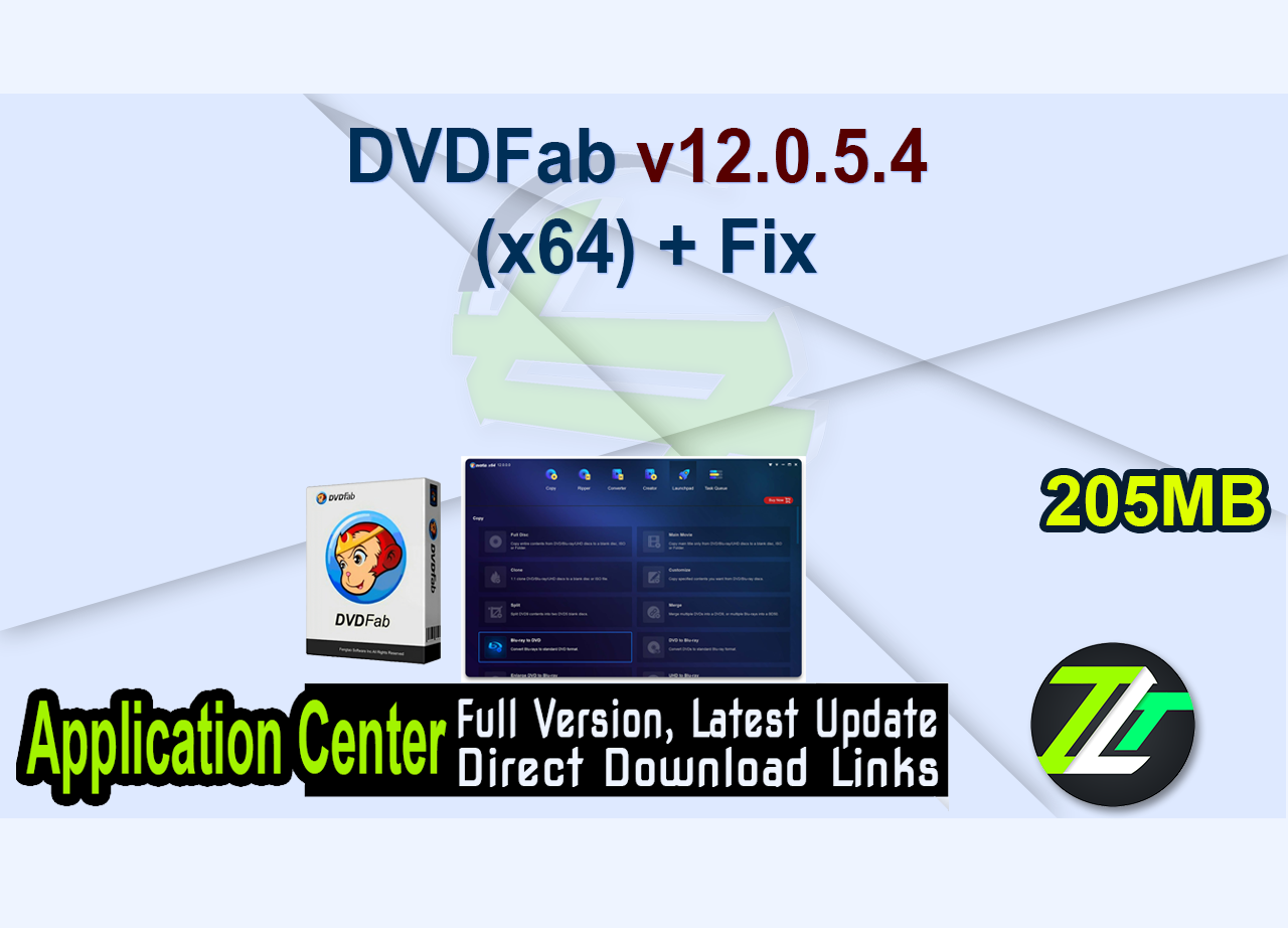 DVDFab v12.0.5.4 (x64) + Fix