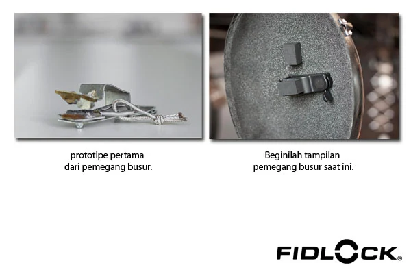 Tali helm jenis fidlock (magnet)