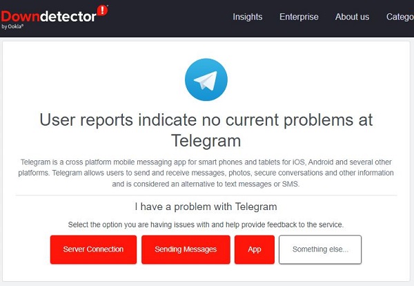 حل مشكلة Telegram Web