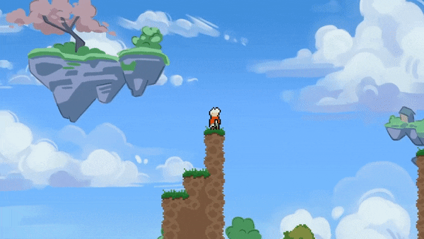 An animated GIF showing the player jumping and phasing through the ground.