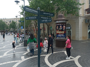 A Stroll on Nizami street in Baku.