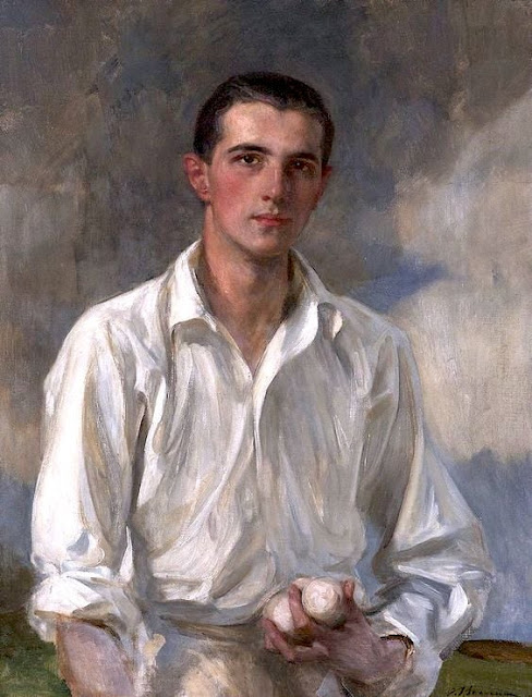 James Jebusa Shannon (1862-1923) The Cricket player, 1900 Private collection