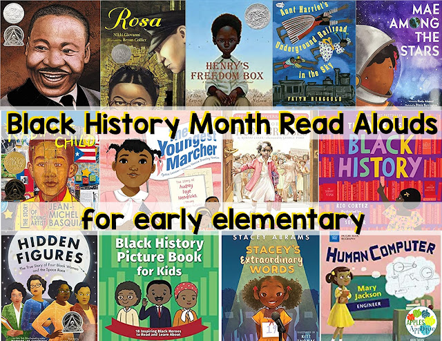 Best Read Alounds for Black History Month in Early Elementary | Apples to Applique
