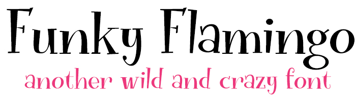 Funky Flamingo Font