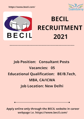 Broadcast Engineering Consultants India Ltd (BECIL) has invited applications for Patient Care Manager posts