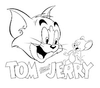 Tom and Jerry logo drawing