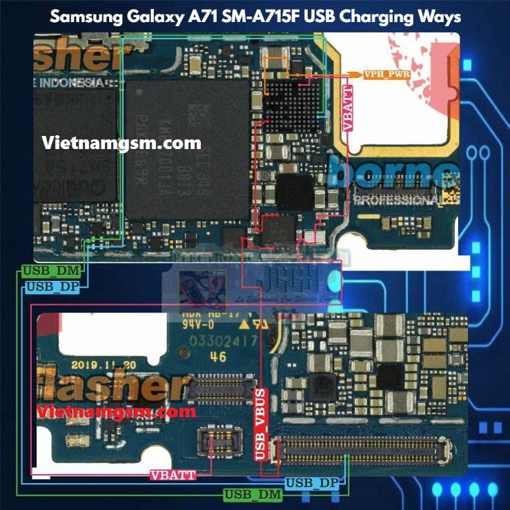 Samsung Galaxy A71 A715F Charging Solution