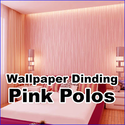 wallpaper kamar tidur anak perempuan warna pink