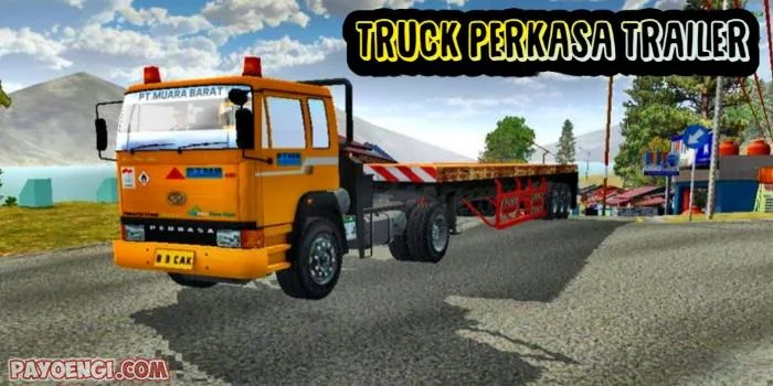 mod truck perkasa trailer