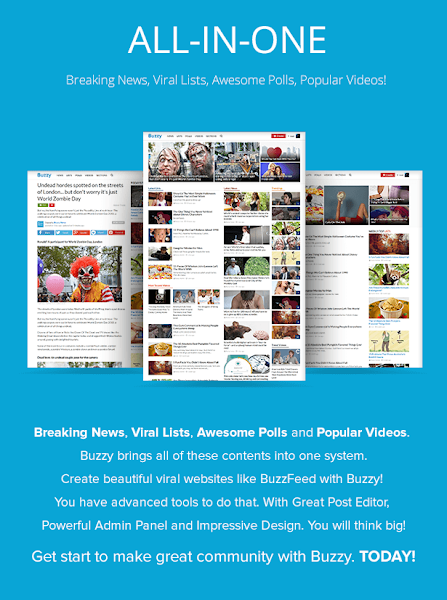 Buzzy News, Viral Lists, Polls and Videos