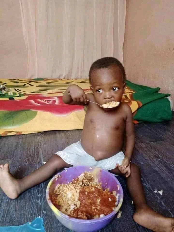 Nigerians react as a boy nearly dies from overfeeding (See pictures)