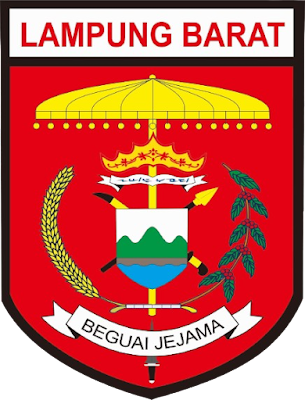 Logo / Lambang Kabupaten Lampung Barat - Latar (Background) Putih & Transparent (PNG)