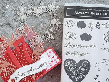 Stampin'Up! Wedding Anniversary Step Card by Sailing Stamper Satomi Wellard