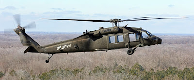 UH-60 Black Hawk A helicopter flying unmanned