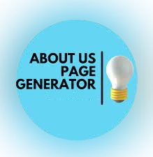 About Us Page Generator Tool.