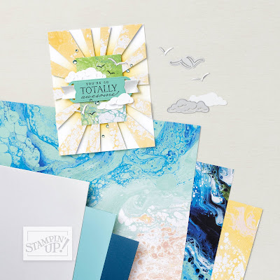 Waves of the Ocean Early Release Sample Card Project Graphic