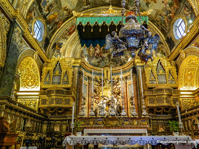 Altar-mor da Co-Catedral de São João, Valeta, Malta