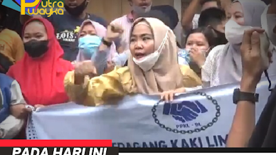 Ricuh Penertiban PKL Di Lampung, Pedagang ; Pemkot Lampung Tidak Adil