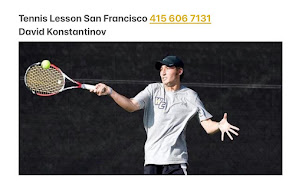 Tennis Lesson San Francisco David Konstantinov