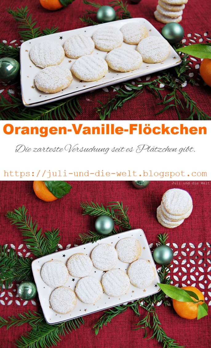 Orangen-Vanille-Flöckchen