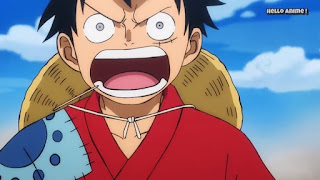 ワンピースアニメ 900話 ワノ国編 | ONE PIECE ルフィ かっこいい Monkey D. Luffy