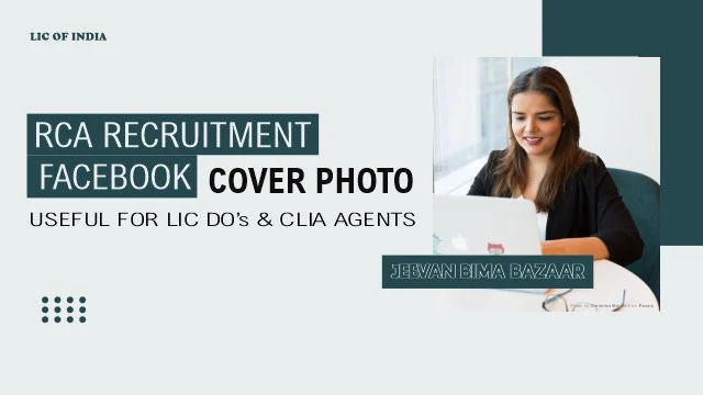 LIC RCA Recruitment Facebook Cover Photo