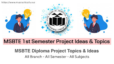 MSBTE 1st Semester All Branch Micro Project Topics English Basic Science Basic Mathematics Projects