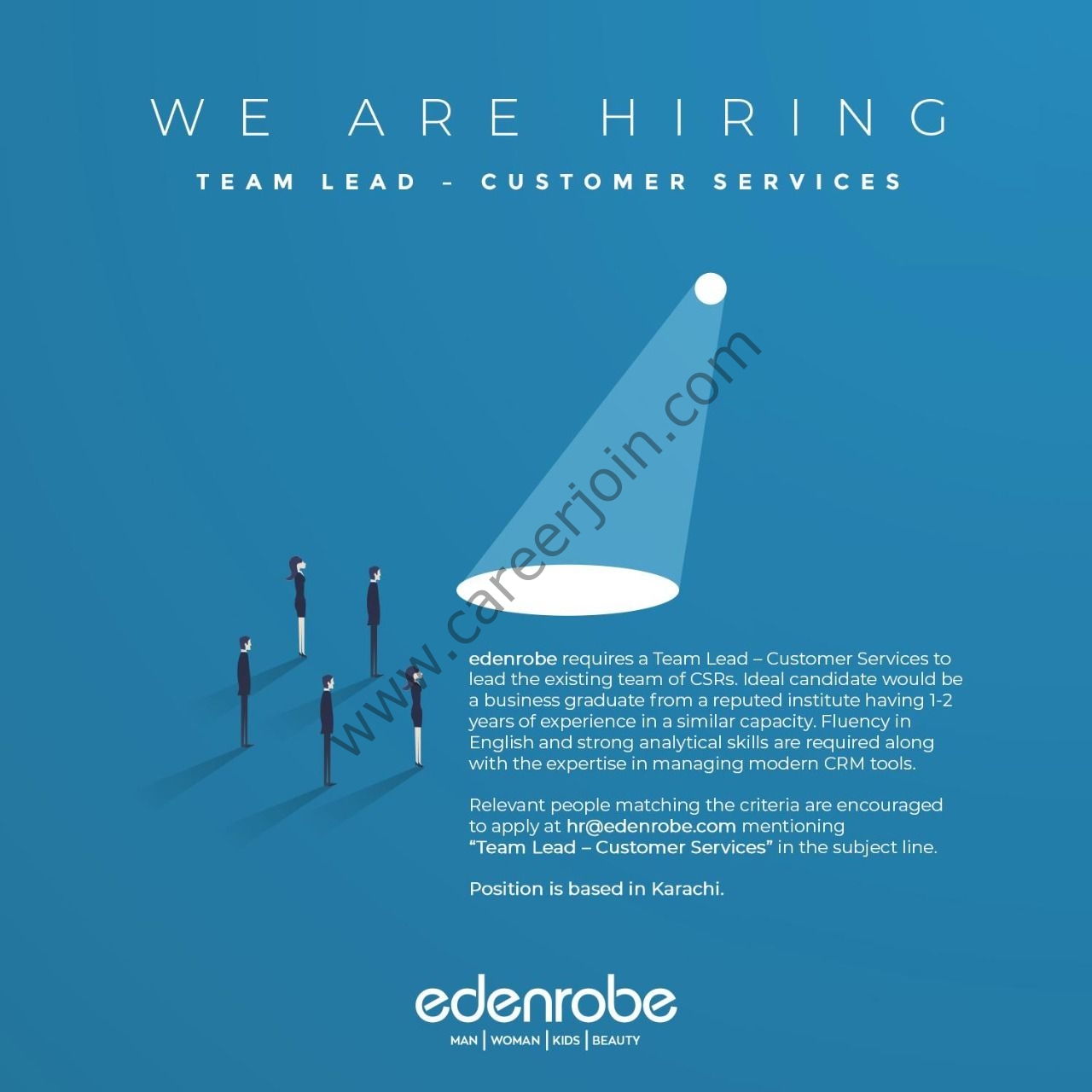 Edenrobe Jobs Team Lead Customer Services
