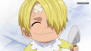 ワンピースアニメ WCI編 819話 サンジ 幼少期 | ONE PIECE ホールケーキアイランド編