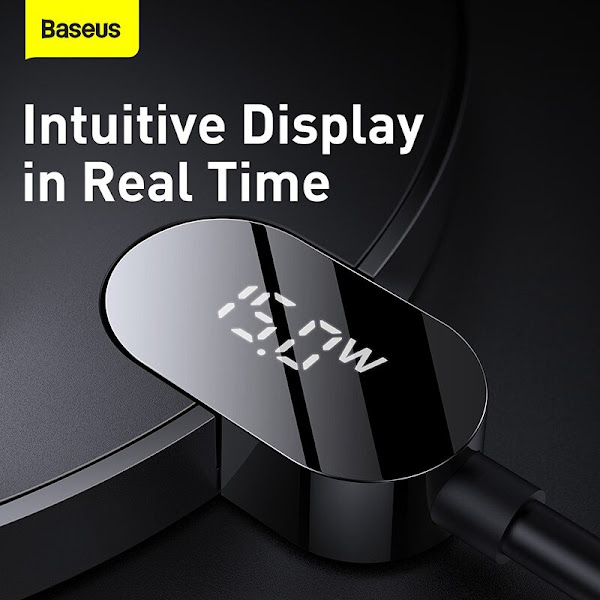 Bộ sạc không dây Baseus Digital Display II 15W 