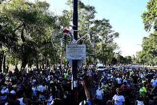 Bicicleta Blanca: Ciclistas pidieron justicia en los Bosques de Palermo