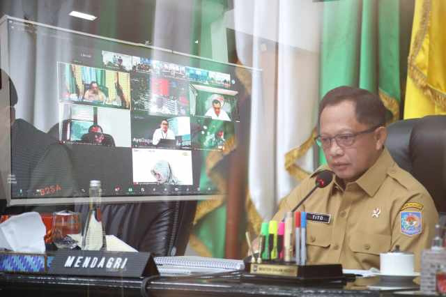 Jelang Pemungutan Suara Pemilu, Mendagri Tekankan Inflasi Harus Tetap Jadi Atensi.