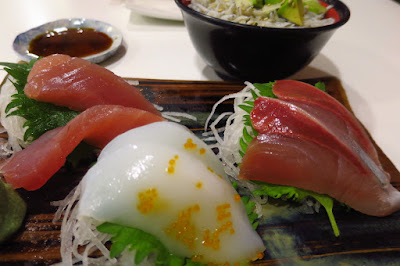 Healthy Soba IKI, sashimi