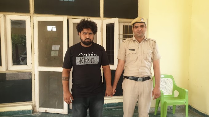 चांदहट थाना पुलिस ने लाखों रुपए की कीमत के मादक पदार्थ गांजा सहित एक आरोपी तस्कर को किया गिरफ्तार