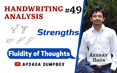 Handwriting Analysis #49: [Strengths] (6/18) Fluidity of Thoughts | Graphology by APDaga