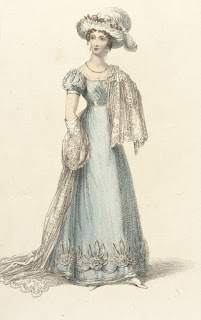 Fashion Plate, ‘Dinner Dress’ for ‘The Repository of Arts’ Rudolph Ackermann (England, London, 1764-1834) England, London, May 1, 1824 Prints; engravings Hand-colored engraving on paper