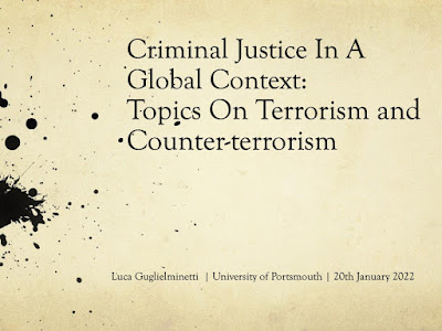 Topics on Terrorism and Counter-terrorism