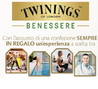 Promozione Twinings Benessere : esperienze in omaggio del valore di 30€