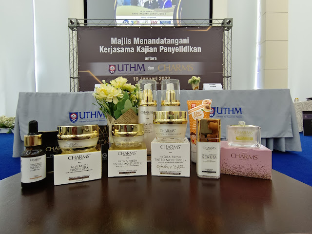 CHARMS SKINCARE BEKERJASAMA DENGAN UNIVERSITI TUN HUSSEIN ONN MALAYSIA (UTHM)